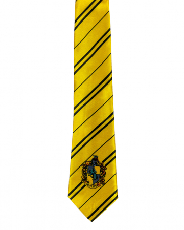 Hufflepuff Tie for Harry Potter fans | Horror-Shop.com