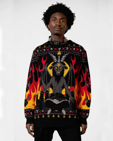 Baphomet deals christmas sweater