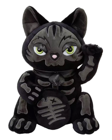 KILLSTAR Maneki-Neko Dark Rift Plush Animal ☆ | Horror-Shop.com