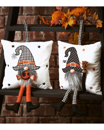Small Halloween Witches Pillow 25x25 Cm as decoration Horror
