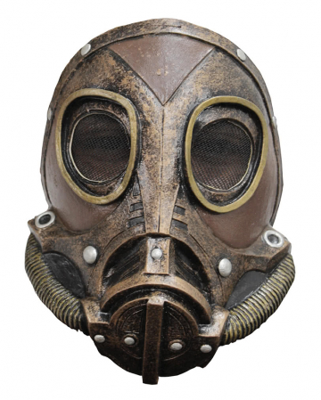 Steampunk Latex Gasmaske 