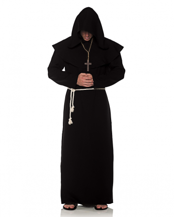 Monk's robe costume black 