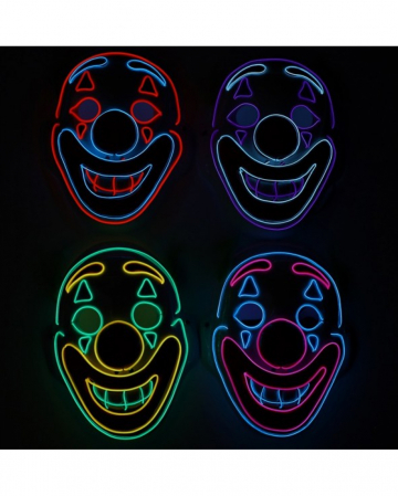 LED String Clown Mask 