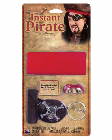 Pirate Set with Pirate teeth 