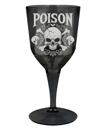 Poison Wine Glass 19cm as Halloween tableware | Horror-Shop.com