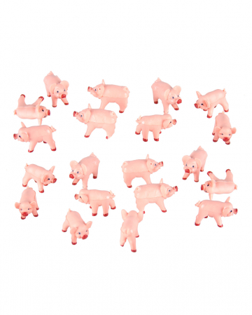 Pink Lucky Pig 100 Pieces 2 X 1 Cm 