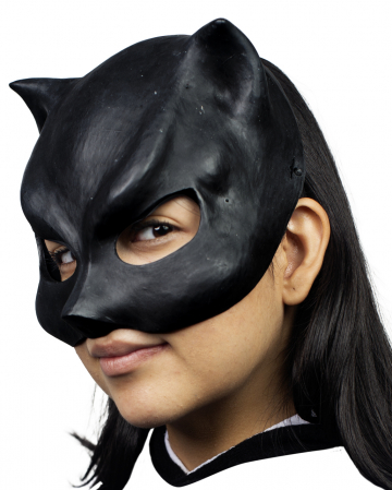 Catwoman Latex Halbmaske 