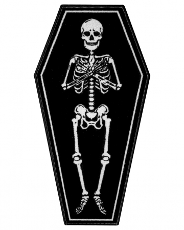 Skelett im Sarg Teppich 