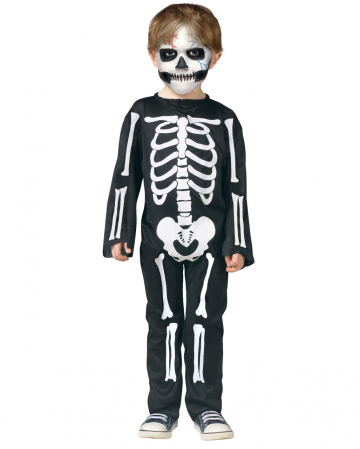 Skelett Kleinkinder Kostüm L