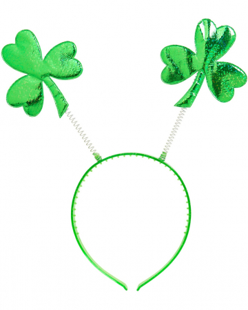 St. Patricks Day Headband With Shamrock 