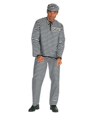 Convict Costume Plus Size | prisoner costume | horror-shop.com