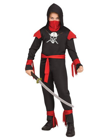 California Costumes Ninja Assassin Child Costume, Black, Sizes S-L