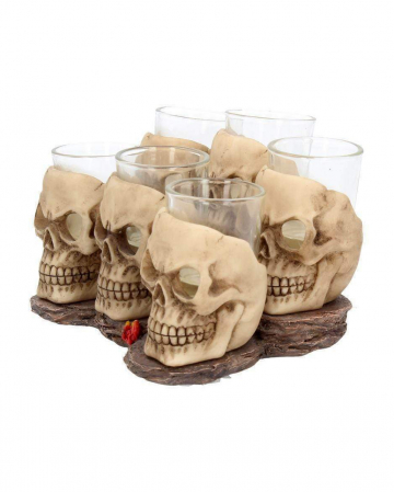 Skull Shot Glass Set 6 Pcs. 