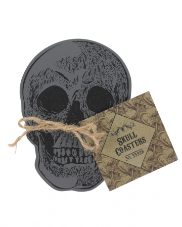 Totenkopf Untersetzer Set 4 St. 