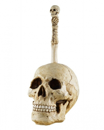 Skulls Toilets Brush Holder With Brush 