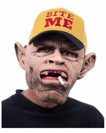 Trucker Hillbilly Mask With Baseball Cap 
