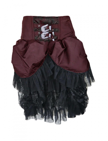 Tulle skirt with rhinestone application 