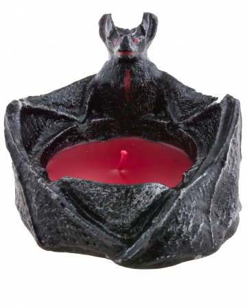 Fledermaus Kerze mit Blutwachs 