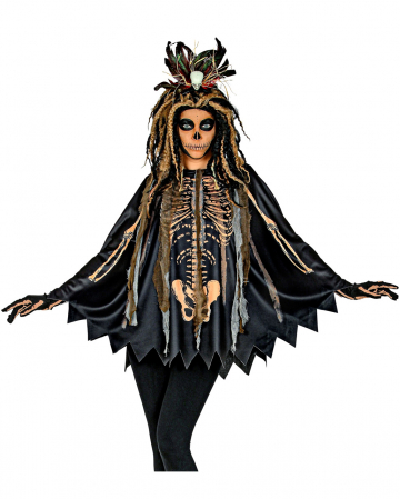 Voodoo Priestess Poncho as accessories for costumes | Horror-Shop.com