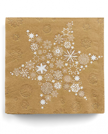 Poinsettia Napkins 20 Pieces 