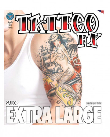 XXL Vintage Glue Tattoo Sailor 