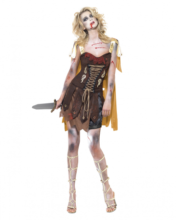 Zombie Gladiator Damen Kostüm L 