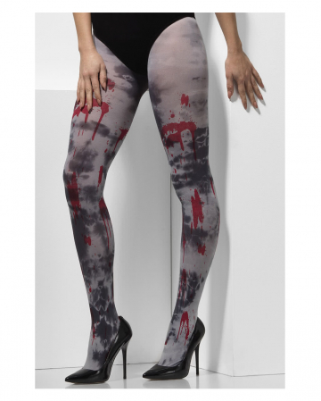 Zombie Strumpfhose mit Blut 