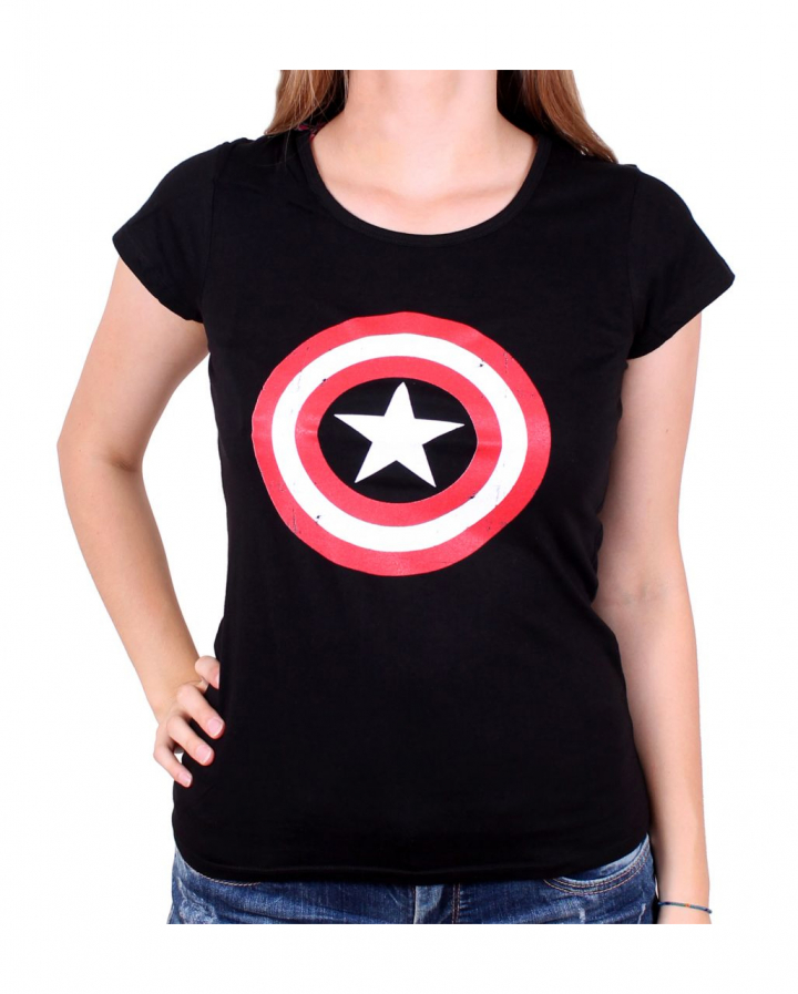 captain america women's shirt