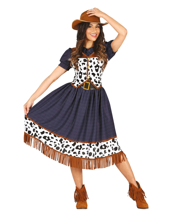 Cowgirl Ladies Costume For Carnival Fancy Dress Horror Shop Cowgirl Ladies Costume For Carnival Fancy Dress Horror Shop