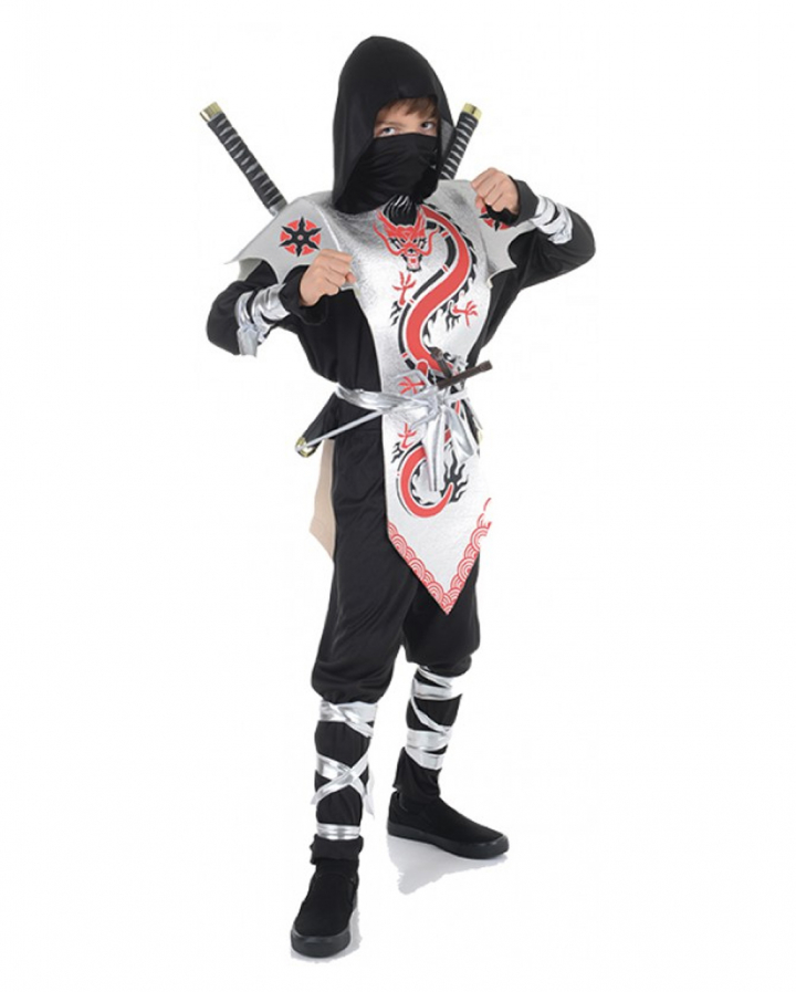 Deluxe Ninja Kids Costume for Halloween & Carnival | Horror-Shop.com