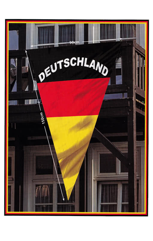 Riesen Deutschland Wimpel | Deutscher Fan-Artikel | Horror-Shop.com