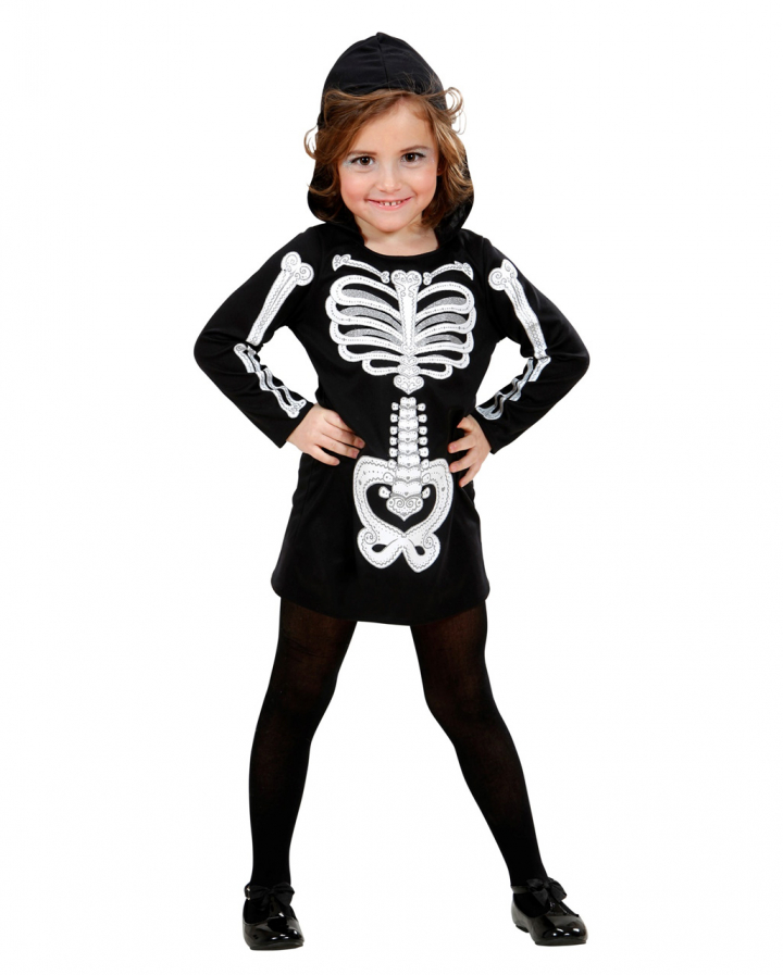 Glamour Skeleton Girl Costume for 🎃 order! | Horror-Shop.com