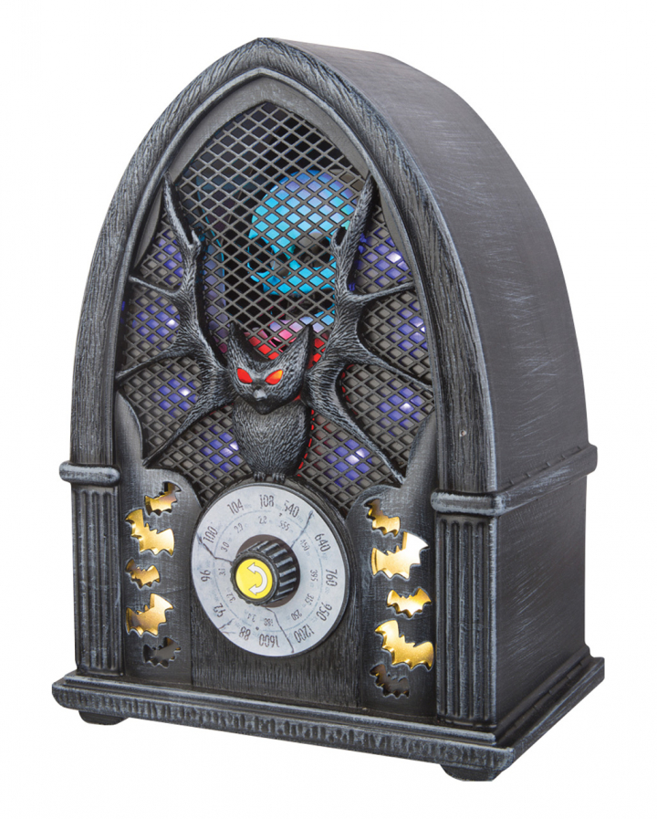 Haunted Halloween Radio With Sound for decoration | horror-shop.com