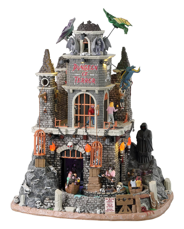 Lemax Dungeon Cart - Tischdekoration Für Spooky Town