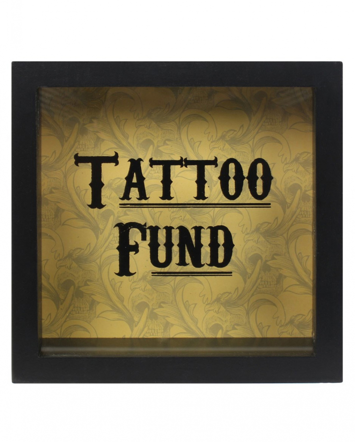 Tattoo Spardose als Geschenkartikel ordern