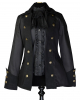 Damen Piratenjacke schwarz 