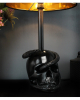 Edison Tischlampe mit Totenkopf und Schlange 55cm 