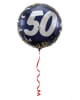 Foil Balloon 50 Black-gold 45cm 