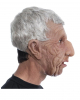 Großvater Vollkopf Maske mit grauen Haaren 