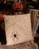 Halloween Pillow Cobwebs With Spider 40x40cm 