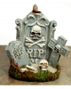 Halloween RIP Tombstone Backflow Incense Cone Holder 