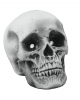 Halloween Skull With Flashing Eyes 21cm 