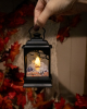 Leuchtende Laterne mit Halloween Motiv 13cm 