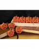 Mini Halloween Pumpkin Wood Decoration Figure 3cm 