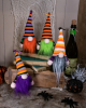 Plush Halloween Gnome With Bell 13cm 