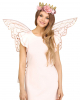 Shimmering Fairy Wings With Flowers Rose Gold 