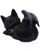 Sleeping Vampire Cat 18cm 