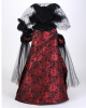 Black Gothic Witch With Brocade & Lace 68cm 