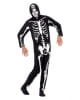 Skeleton costume with hood L