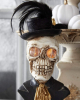 Skelett Gentleman Büste mit LED Augen 45cm 